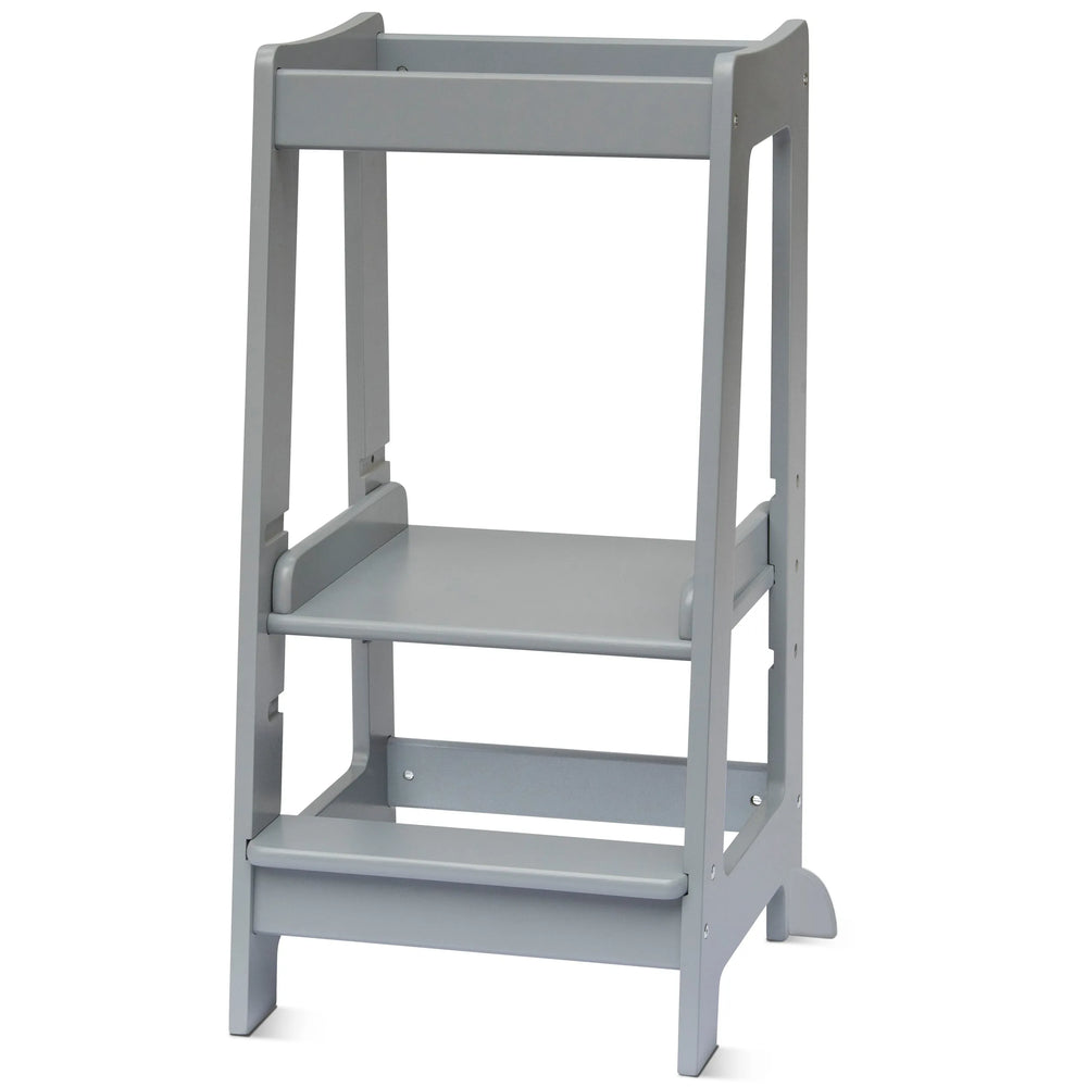 grey toddler tower